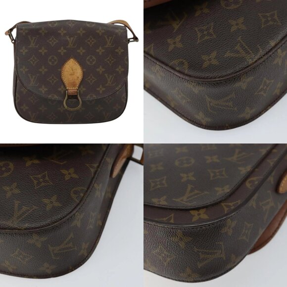 LOUIS VUITTON Monogram Saint Cloud GM Shoulder Bag M51242 LV Auth BA6306 - Picture 13 of 15